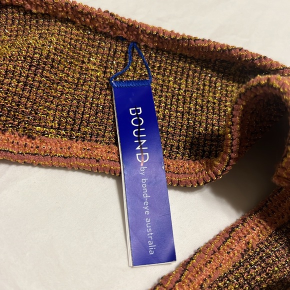 NEW Bound by Bond -Eye Australia swim The Sahara bandeau bikini top one size - Picture 6 of 8